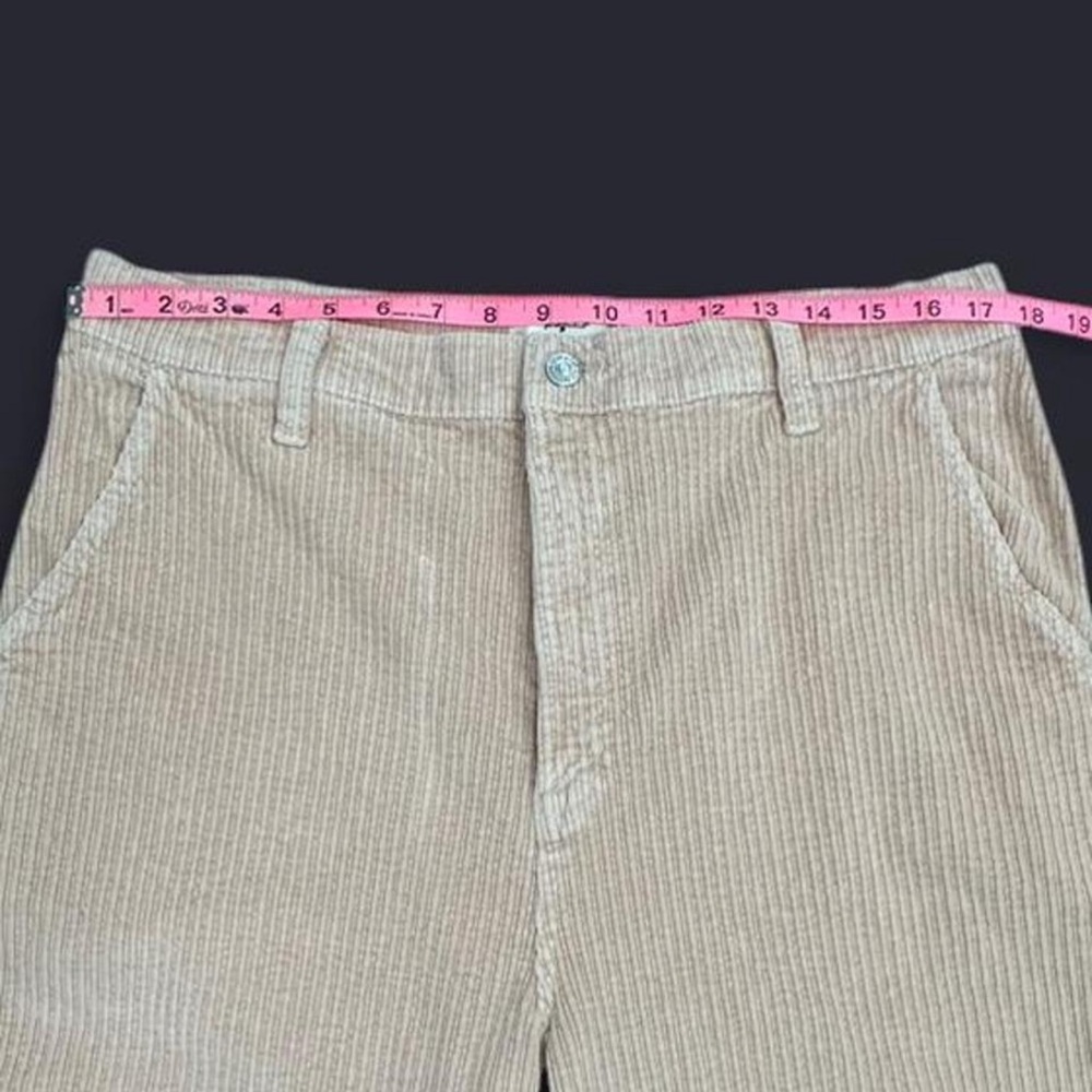 7 for All Mankind CORDUROY EASY TROUSER  women’s size 32 - Picture 7 of 12